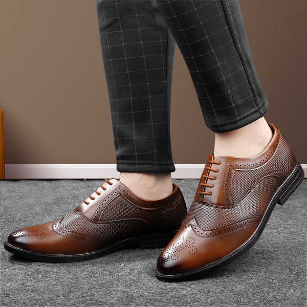 Bacca Bucci VICTORIA Formal Shoes with Superior Comfort | All Day Wear Office Or Party Lace-up Shoes