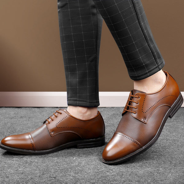 Bacca Bucci WINDSOR Formal Shoes with Superior Comfort | All Day Wear Office Or Party Lace-up Shoes