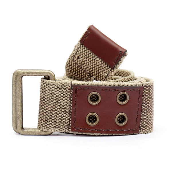 Bacca Bucci Men's Military Style Army Tactical Cotton/canvas Webbing Adjustable Metal Buckle Belt for Men