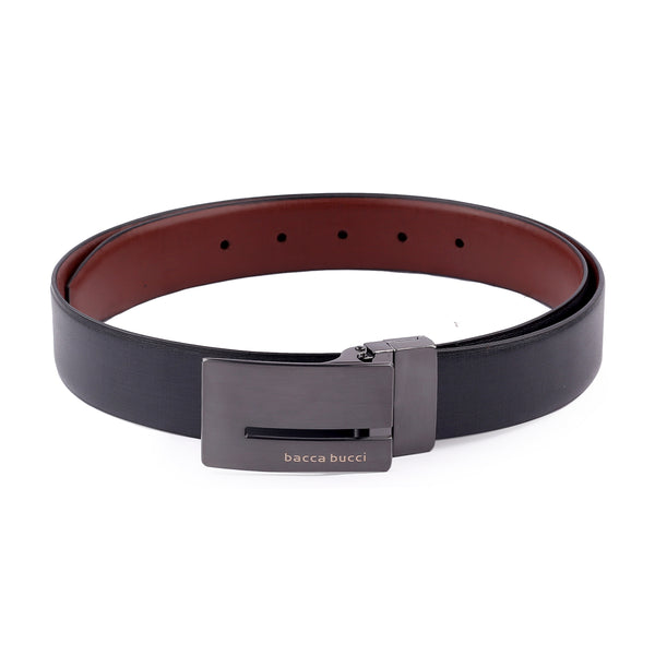 Bacca Bucci Auto reversible dress belt with Genuine Leather