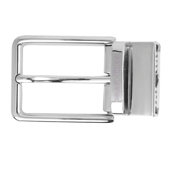 Bacca Bucci Men's 35 MM Nickle-Free Reversible Clamp Belt Buckle