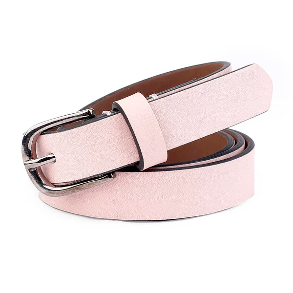 Bacca Bucci Women Leather Belts with Imported Nickle Free Buckle | Width : 20 MM | Solid Color Luster Finish Belt