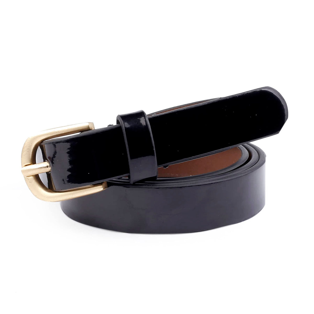 Bacca Bucci Women Leather Belts with Imported Nickle Free Buckle | Width : 20 MM | Solid Color Luster Finish Belt